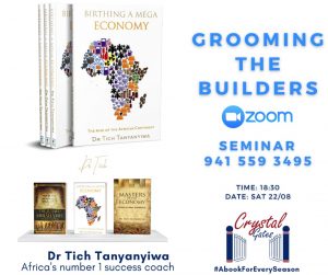 Grooming The Builders with Dr Tich Tanyanyiwa on Zoom @ Crystal Gates | Harare | Harare Province | Zimbabwe