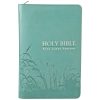 KJV Standard Edition With Zip Turquoise (LuxLeather)