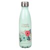 Strength & Dignity Mint Floral (Stainless Steel Water Bottle)