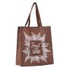 Proverbs 3:5 Trust In The Lord Brown (Non-Woven Polypropylene Tote Bag)