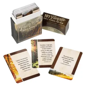 101 Favorite Bible Verses For Men Boxed Cards - Image 4
