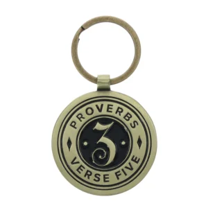 Trust in the Lord Metal Key Ring - Image 2