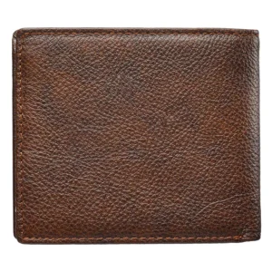 Be Strong And Courageous Brown (Genuine Leather Wallet) - Image 2
