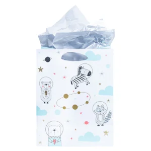 Blessings For A Baby Boy Medium Gift Bag With Gift Tag - Image 3