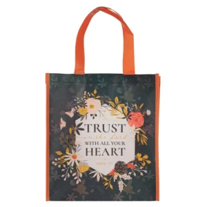 Trust In The Lord with All Your Heart Non-Woven Tote Bag - Image 3