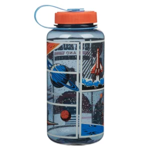 Be Strong and Courageous Plastic Water Bottle - Image 2