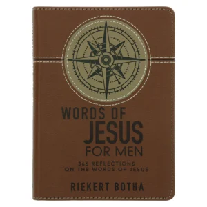 Words of Jesus for Men: 366 Reflections (Faux Leather)