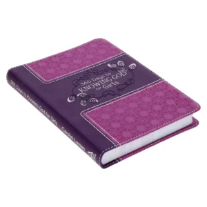 365 Days To Knowing God For Girls (Faux Leather) - Image 3
