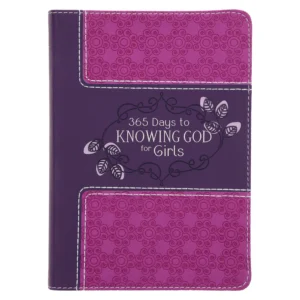 365 Days To Knowing God For Girls (Faux Leather)