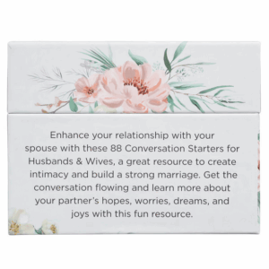 For Husband & Wives 88 Conversation Starters Boxed Cards - Image 2