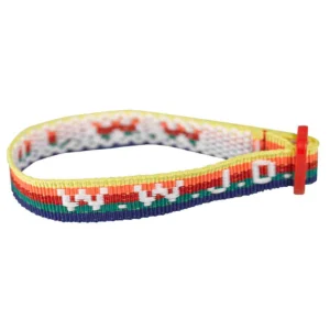What Would Jesus Do Multi Colour (Wriststrap)