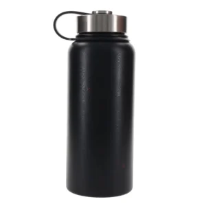 With God All Things Are Possible Black Stainless Steel Water Bottle - Image 2